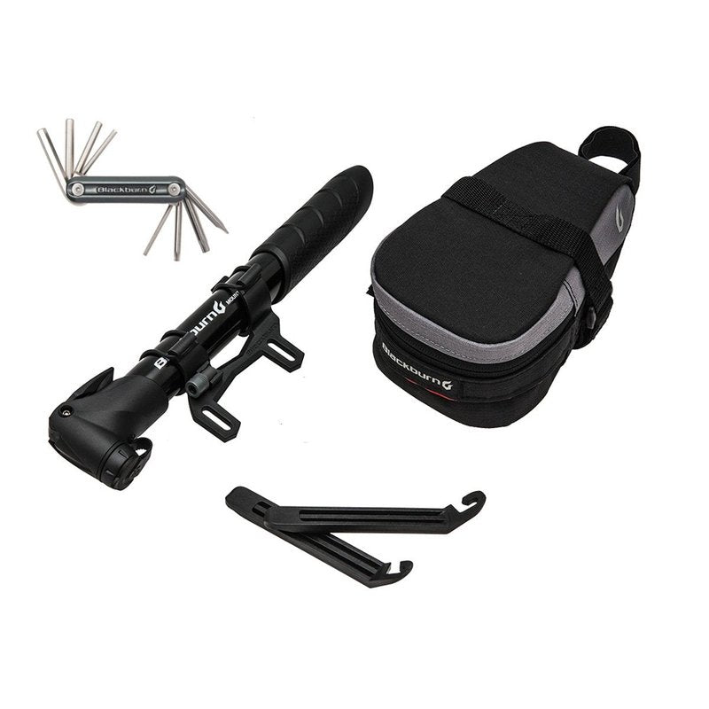 Blackburn Local Ride Bike Kit (Black, w/Mini-Pump)