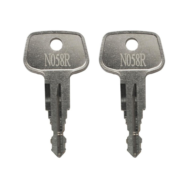 RMSPO (2 Pack) N058R Replacement Keys Compatible with Thule Roof Racks, Cargo Boxes & Ski Carriers - Fits Lock Code N058R - Spare Key Set for N-Series Cylinders