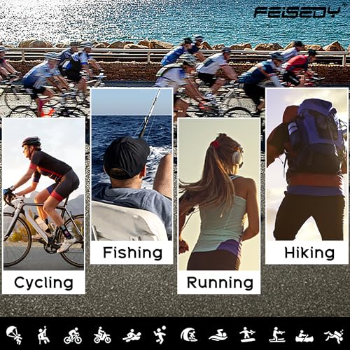 FEISEDY Sports Sunglasses for Men Women Baseball Cycling Running Driving Glasses UV400 B0088