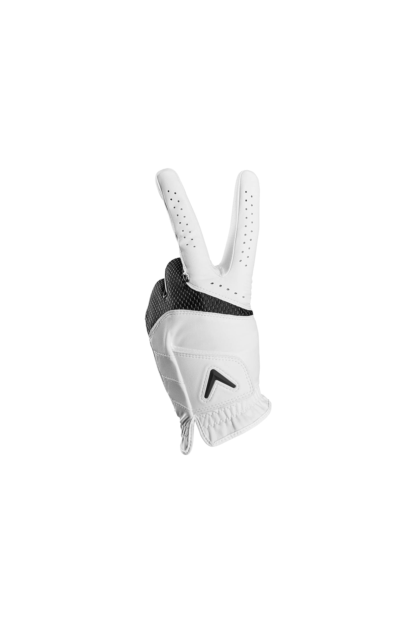 Callaway Golf Weather Spann Glove (Worn on Left Hand, Ladies, Small, White)