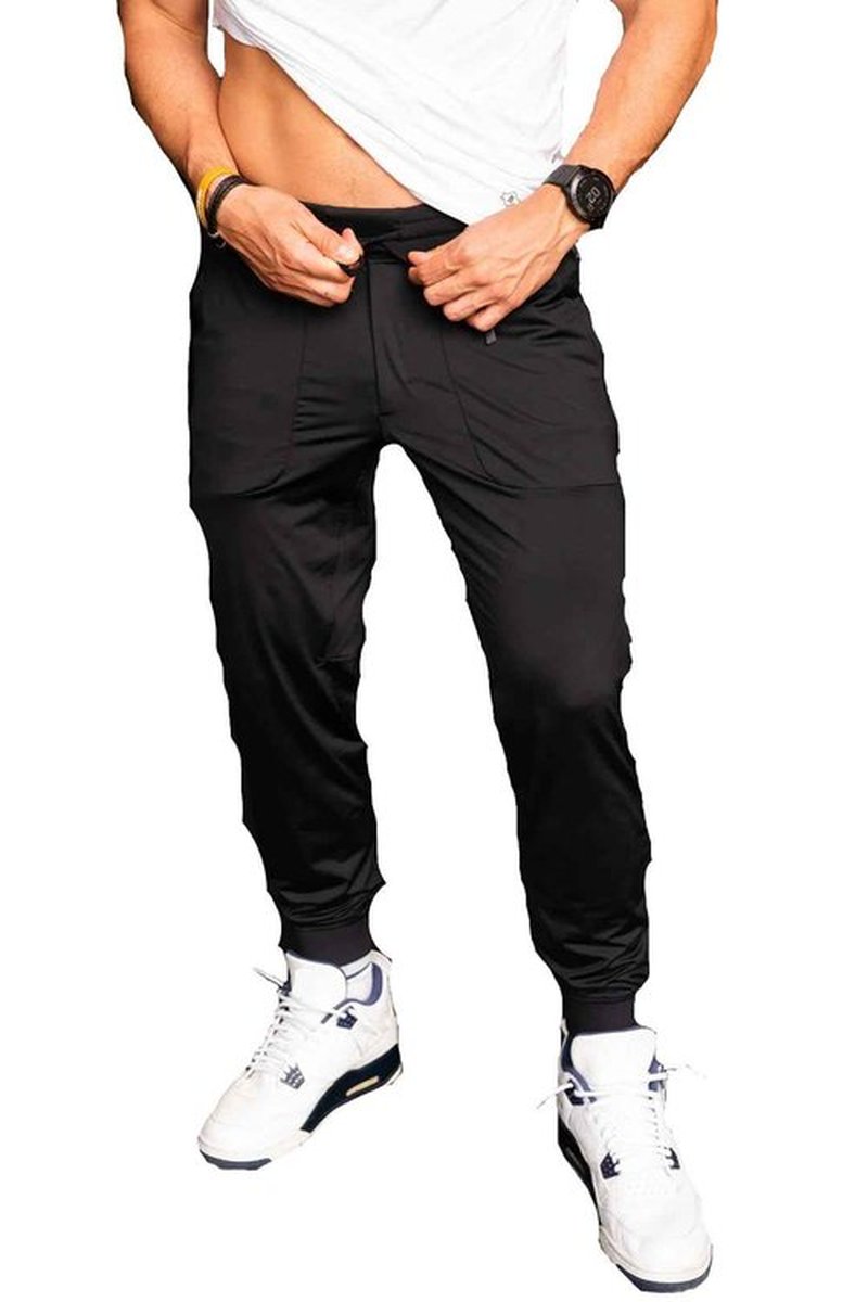 Burlebo Men's Performance Joggers Black