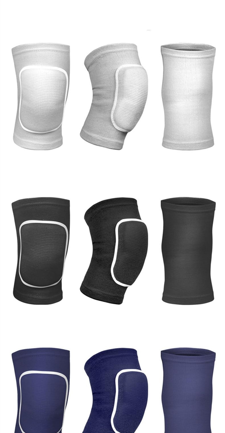 MINILUJIA Soft Breathable Knee Pads for Kid Elastic Nonslip Sponge Sleeves Flexible Children Knee Support Protector Sleeves Cover One Pair