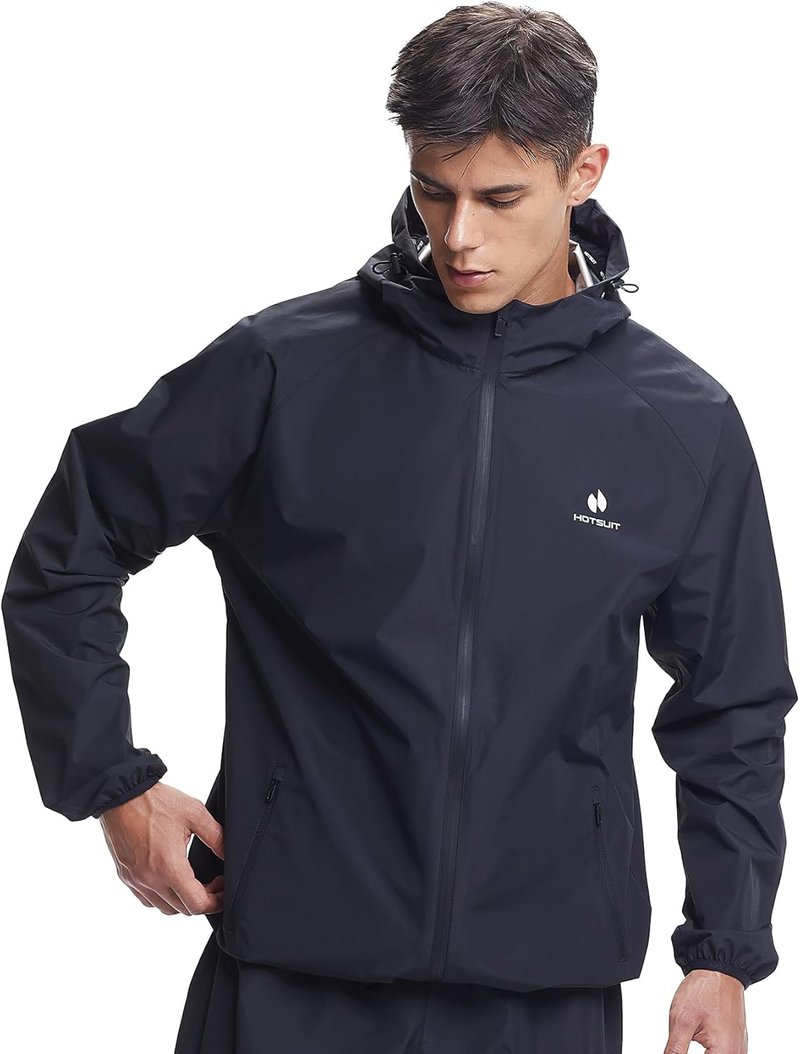 Sauna Suit for Men - HOTSUIT Weight Loss Sweat Jacket & Pants | Ideal for Boxing & Exercise
