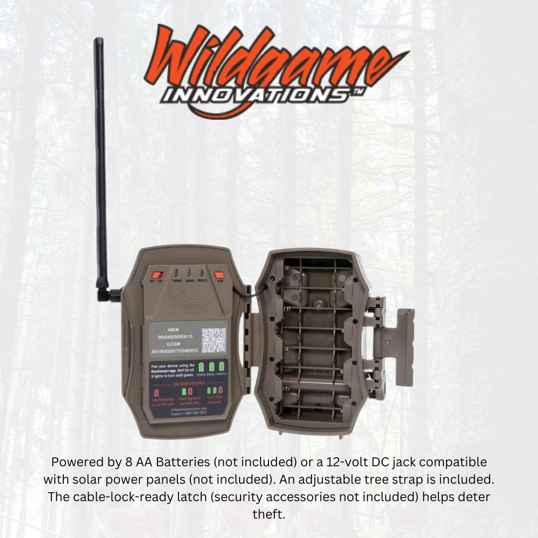 Wildgame Innovations Terra Cell XT 24MP Cellular Dual Network Trail Camera with 21 LEDs Bundle with 32GB Ultra SDHC UHS-I Memory Card and 4-in-1 USB Card Reader (Black) (3 Items)