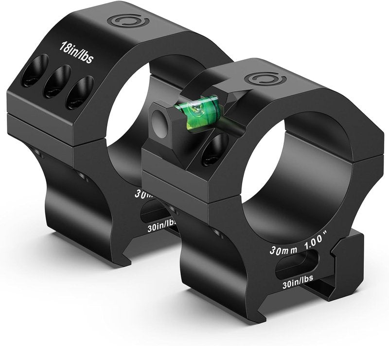 CVLIFE Scope Rings - Precision Scope Mount with Level Bubble for Picatinny Rails - 2 Pack