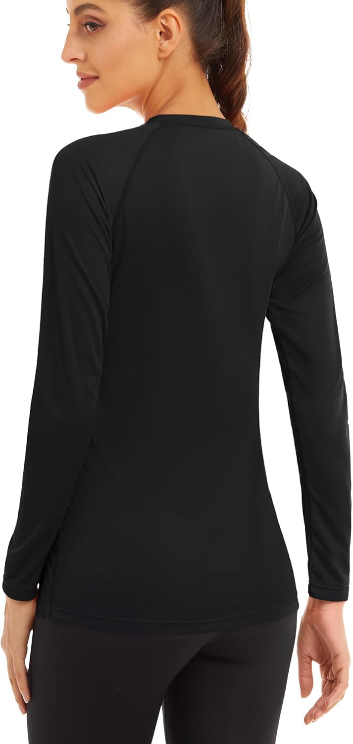 Women's Long Sleeve Sun Protection Shirts - UPF 50+ Hiking & Fishing Rash Guard | Lightweight & Quick-Dry