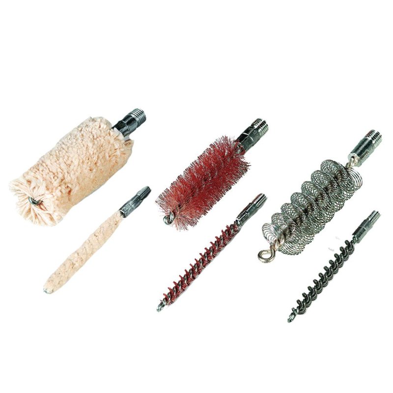 Hoppe's 3-Pack Phosphor Bronze Brush/Swab Kit for .44, .45 Caliber Pistol, Card