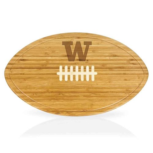 PICNIC TIME NCAA Football Cheese Board - Novelty Charcuterie Board - Serving Platter, Cheese Boards Charcuterie Boards, Wood Cutting Board, (Bamboo)