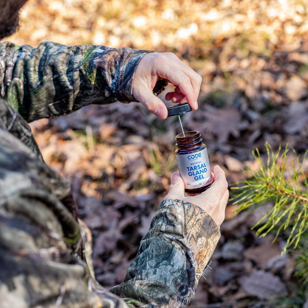 Code Blue Whitetail Tarsal Gland Gel – Concentrated Deer Attractant & Hunting Scent to Ignite Buck Dominance