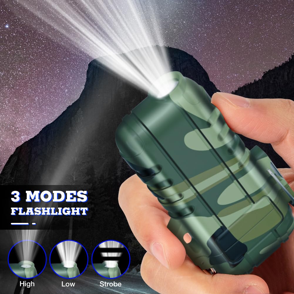 LcFun Electric Lighter Rechargeable Arc Lighter 360°Flexible Neck, Windproof Plasma Lighters with LED Battery Display & Flashlight, Waterproof Electronic USB Lighter for Candle, Camping, Survival Gear