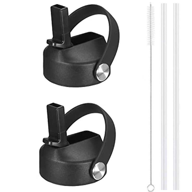 SENDESTAR Straw Lid for Hydroflask Wide Mouth Water Bottle with 12,16,18,20,24,32,40,64 oz, Auto Flip Straw Top Cap fit Most Wide Mouth Bottles, Sports Cap Water Bottle Accessories Top Replacement