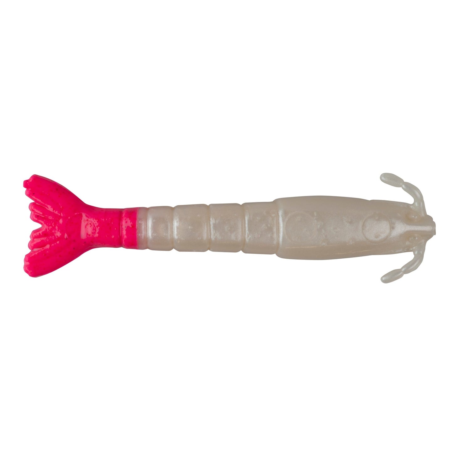 Berkley Gulp! Shrimp Saltwater Fishing Soft Bait, Pearl White/Pink, 3in