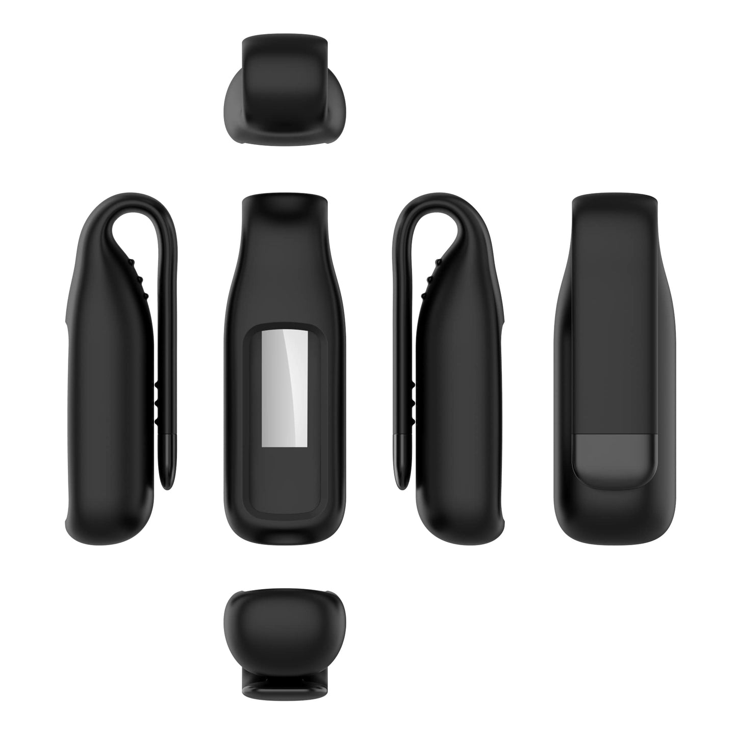 FitTurn Clip for Fitbit Luxe Clip Holder Case Replacement Soft Silicone Strap Accessories for Luxe Clip Case Accessory (5Pack)