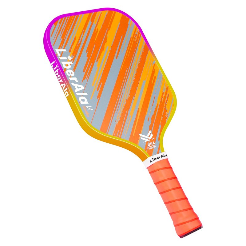 LiberAla Pickleball Paddles, USAPA Approved Carbon Fiber Pickle Ball Paddle, PP Honeycomb Core, Lightweight & Comfort Grip for Beginners, Pros, Men, Women, Adults, Kids