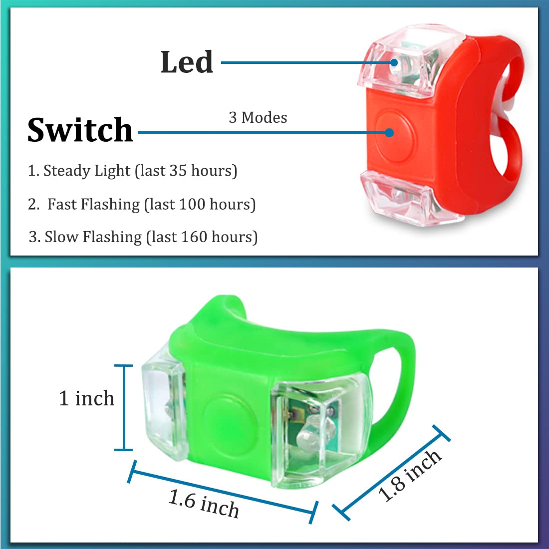 Botepon Marine Boat Bow Lights, Red and Green Led Navigation Lights, Kayak Accessories, Marine Safety Lights Battery Operated for Boat Pontoon Kayak Yacht Motorboat Vessel Dinghy Catamaran