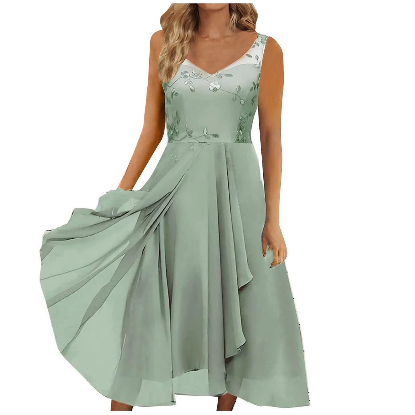 Dresses for Wedding Guest Women'S Dresses for Wedding Dress for Wedding Guest Spring 2024 Womens Cocktail Dresses for Wedding Guest Spring Wedding Guest Dress Summer Dresses Green L