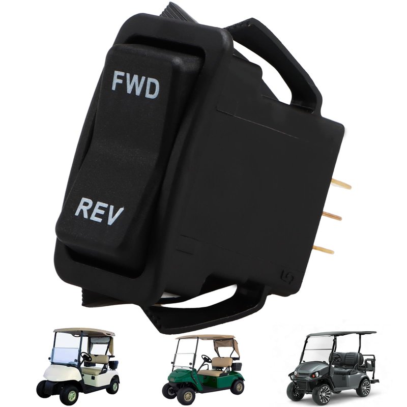 KPALAG Forward Reverse Rocker Switch Compatible with EZGO TXT PDS Electric 2003-up, Electric TXT 2-Current, 4/6-Passenger Shuttle, ST Express, ST Sport Replace#: 74323-G01