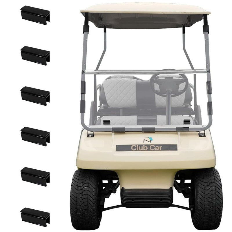 SAMXOMAP Yamaha Golf Cart Windshield for 2007-2016 Yamaha G29/Drive, Transparent Foldable UV Protection and Shock Resistant Acrylic Windshield