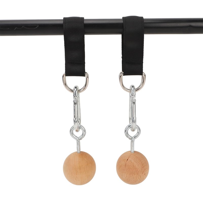 Tissting Pull Up Ball Grip, Wooden Nonslip Training Tool for Strength Enhancement - Versatile Home Gym Equipment for Arm and Hand Strengthening, Compact and Portable for Indoor and Outdoor Use