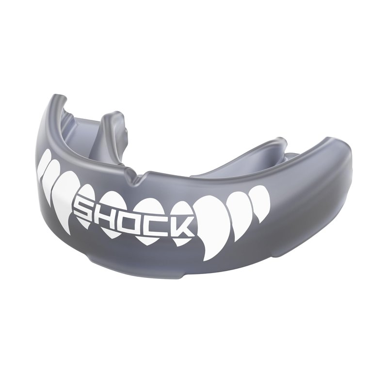 Shock Doctor Mouth Guard for Braces, Upper Teeth Protection, Instant Fit, Adult & Youth Sizes