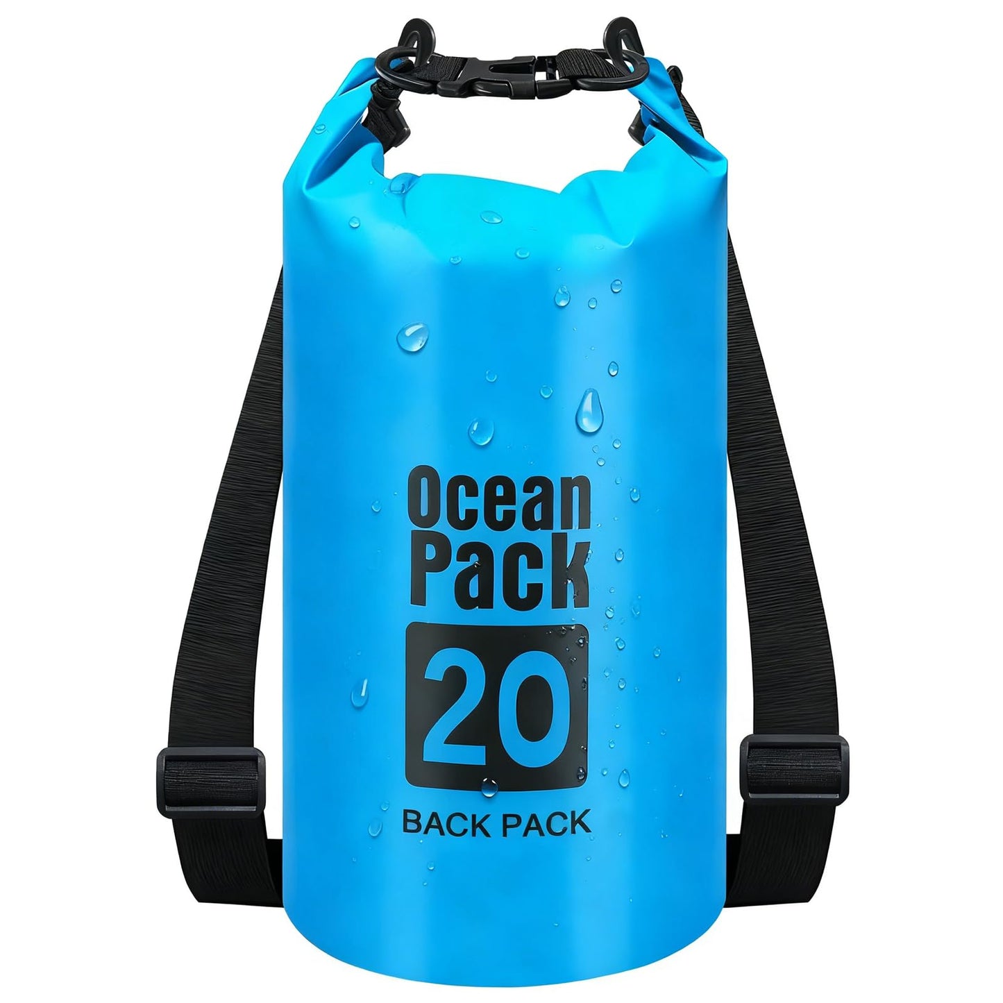 eutopic Waterproof Dry Bag – Roll Top Dry Storage Bag Backpack for Women & Men, Perfect for Kayaking, Boating, Swimming, Camping, Hiking, Backpacking & Beach (20L)