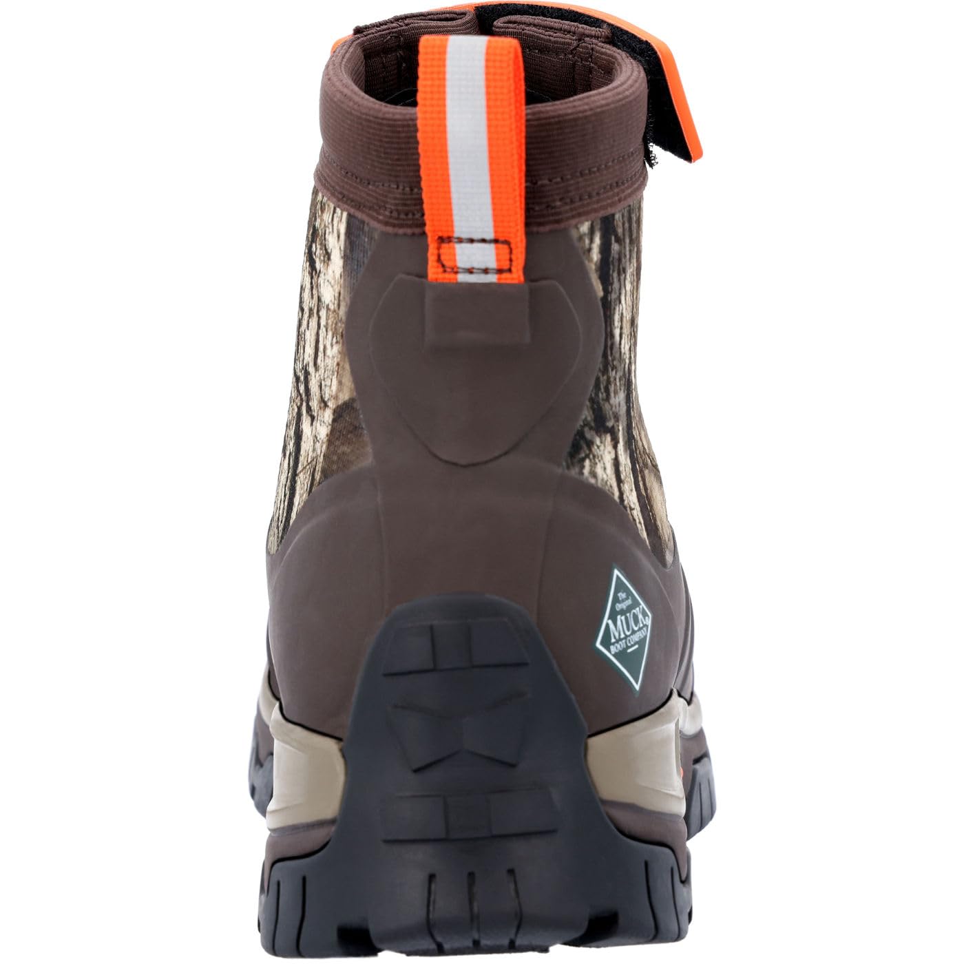 MUCK Men's Mossy Oak® Breakup Country™ Apex Mid Zip Ankle Boot, Brown, Size 10(M)