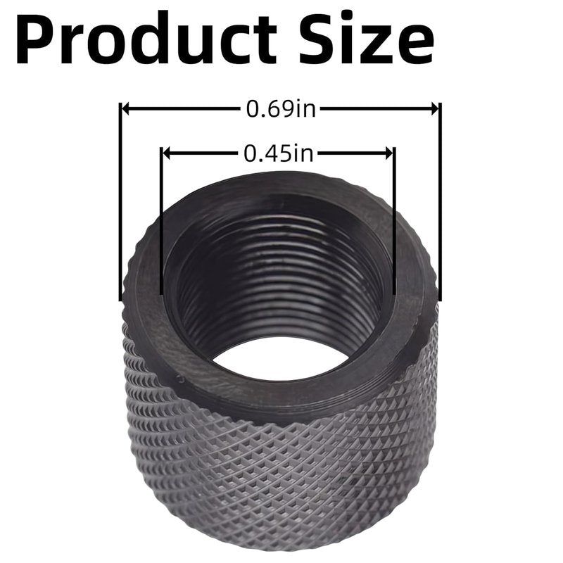 Thread Protector for .22LR, .223 & 5.56 - Durable Cerakoted Finish | 1/2 x 28 (4 Pack)