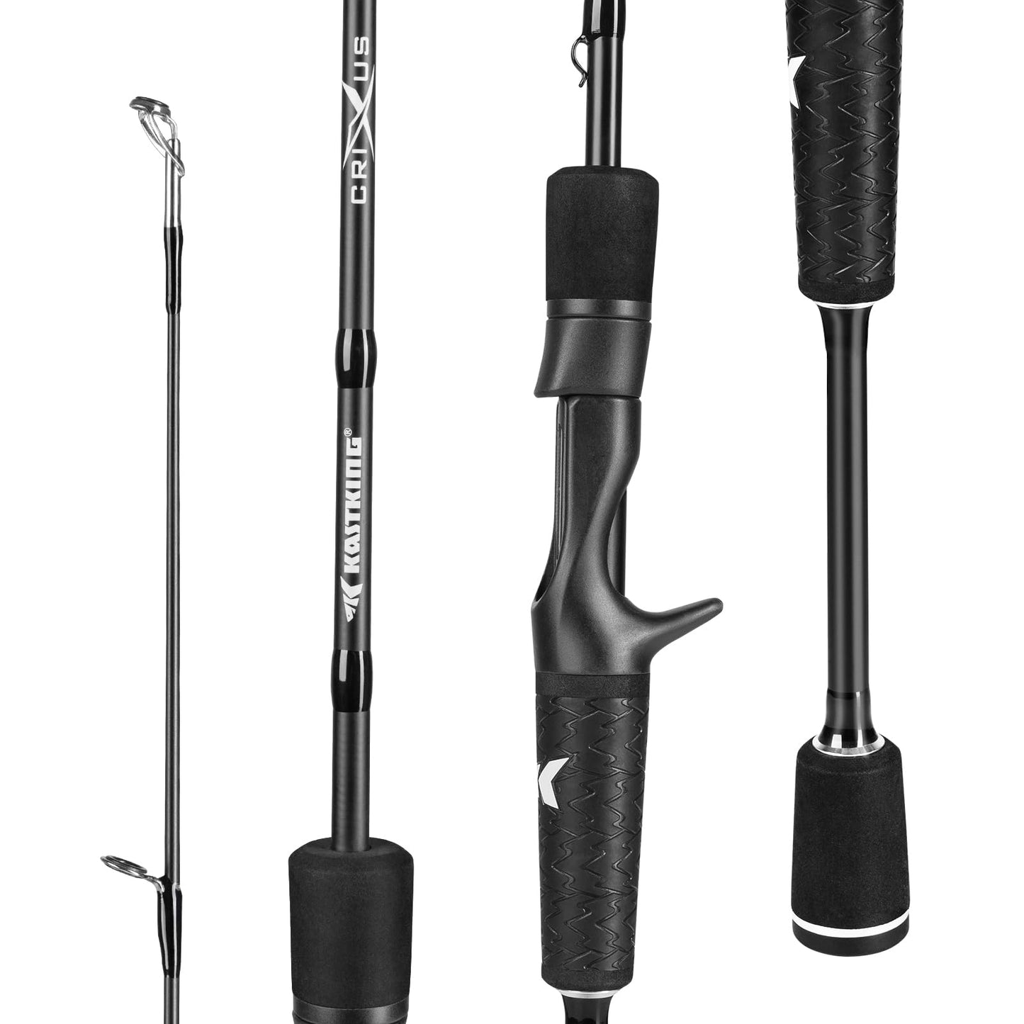 KastKing Crixus Fishing Rods, Casting Rod 7ft -Heavy - Fast-2pcs