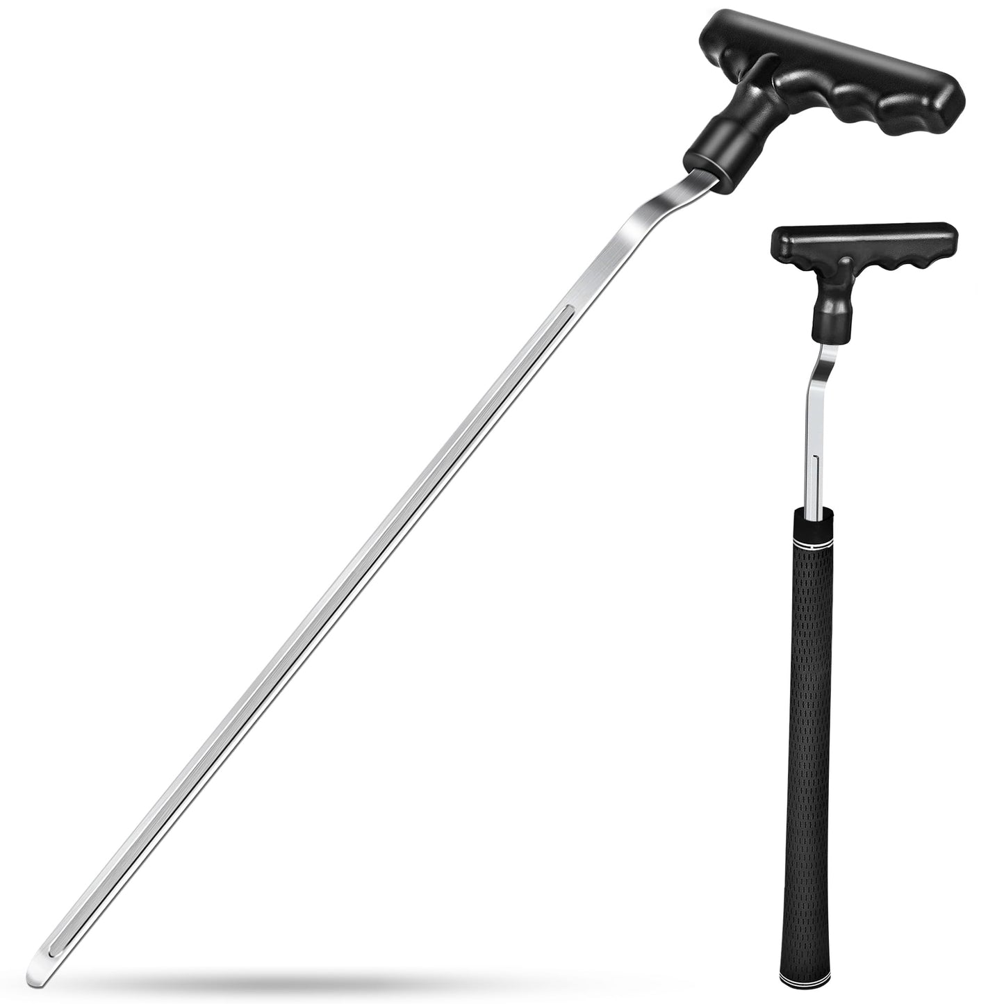 Seticek Golf Grip Removal Tool, 12" V-Groove Grip Remover Saver Gripping Tool,High-Carbon Steel Golf Club Grip Remover Tool,Golf Gifts for Men