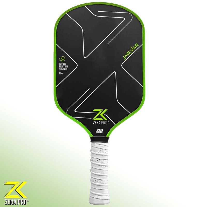 T700 Raw Carbon Fiber Pickleball Paddle - Aerodynamic Curve for Explosive Power & Control, 16mm Polypropylene Honeycomb, Thermoformed, Textured Grit Surface for High Spin, Premium Grip