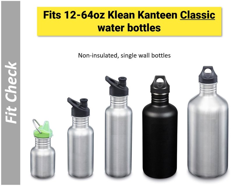 Standard-Mouth Replacement Flip Lid for Hydro Flask, Simple Modern Ascent, Classic Klean Kanteen. (Gray)