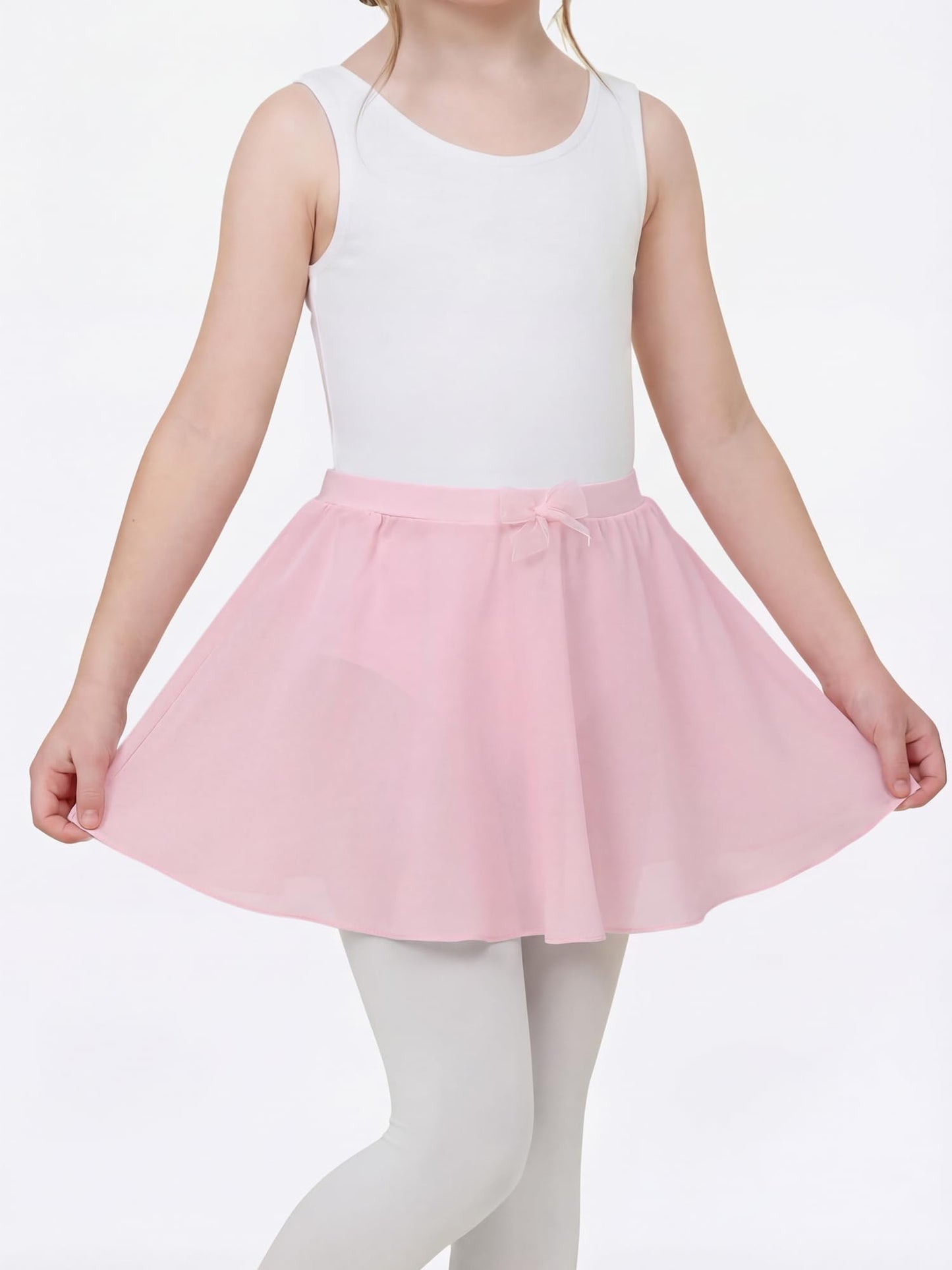 Stelle Girls Ballet Skirt Chiffon Wrap Dance Skirt Mesh Pull Skirt(BP,2-4T)