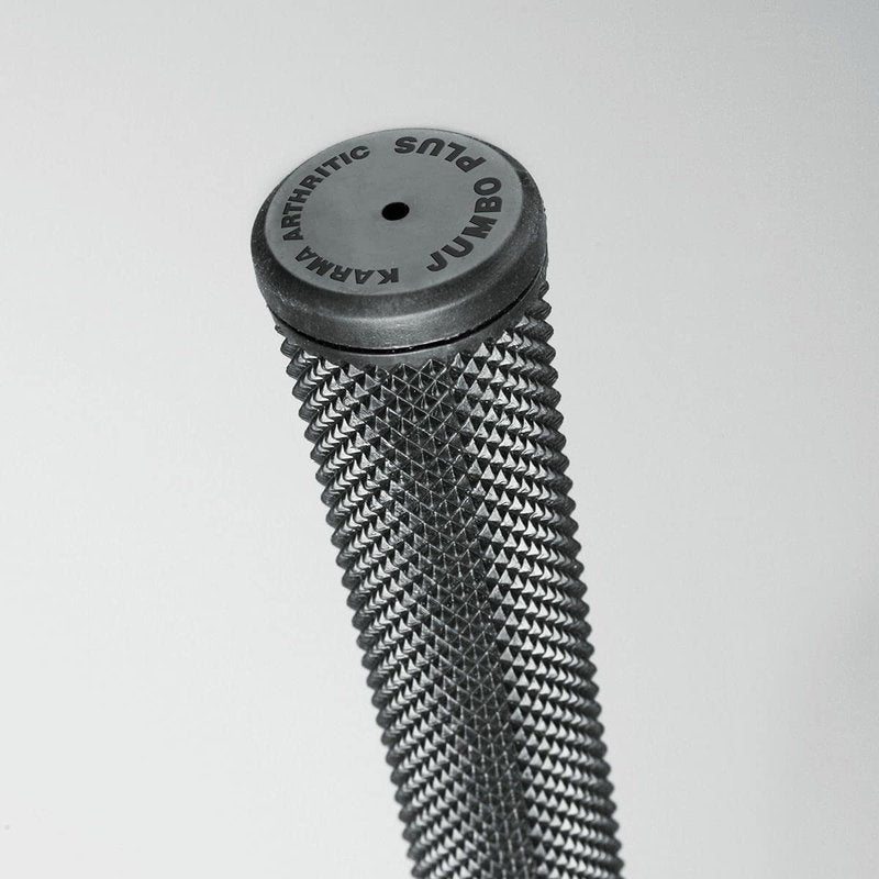 Karma Arthritic Jumbo Plus Golf Grip Kit with Grip Tape, Solvent, Rubber Vise Clamp, 13 Raised Nubbed Surface Golf Grips for Those That Suffer from Arthritis