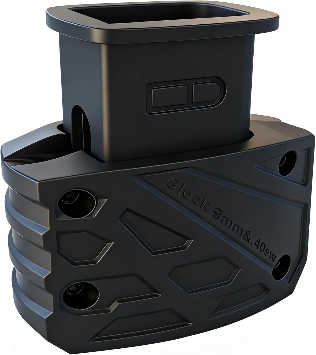 GLOCK Magazine Loader - 9mm/.40 S&W Compatible - Portable Black Design for GLOCK 17, 18, 19, 22, 23, 24, 26, 27, 34, 35, 45, 47