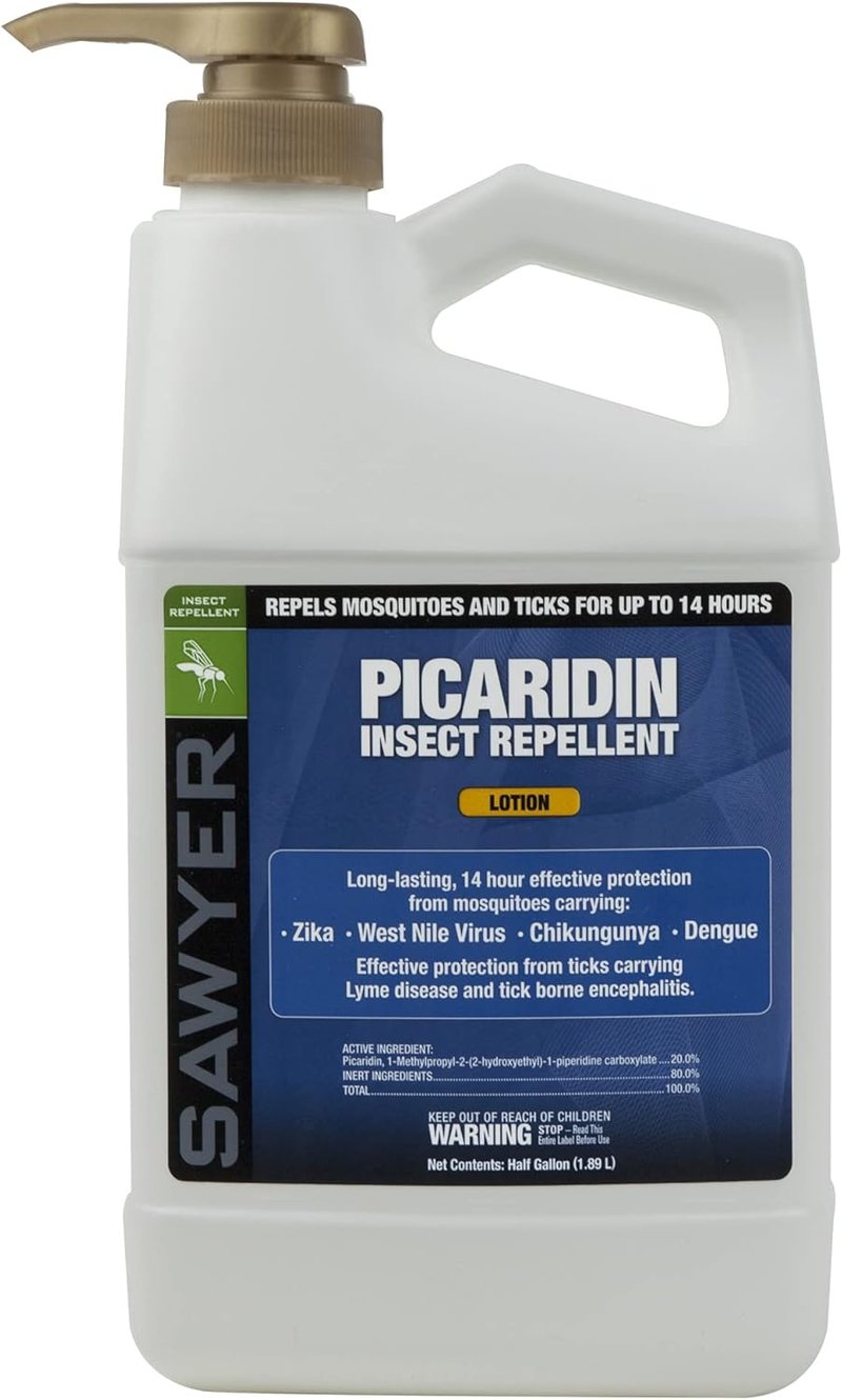 Sawyer Premium Insect Repellent - 20% Picaridin Lotion Pump, 0.5 Gallon | Effective Bug Protection