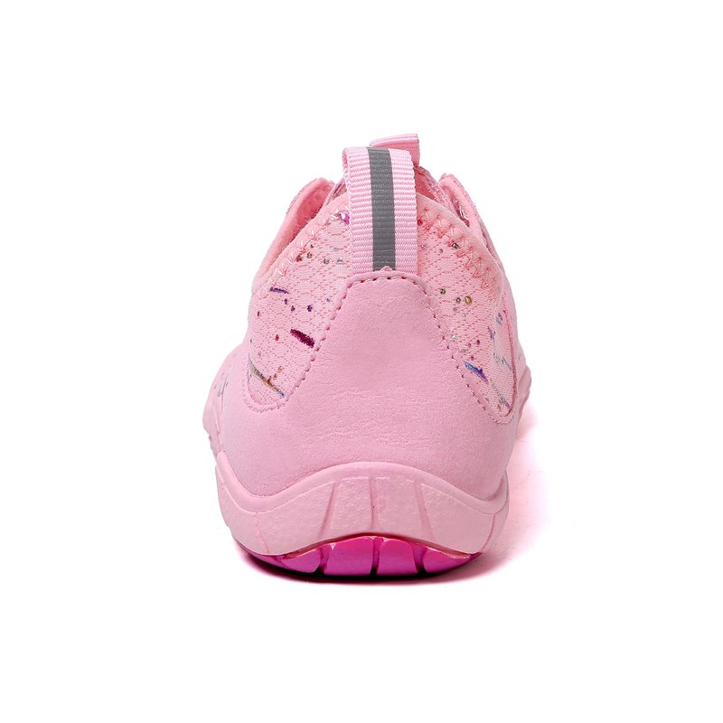 StoneLiquid Hike Barefoot Shoes for Women Men Waterproof Trail Running Healthy & Non-Slip Barefoot Footwear (Meteor-Pink, Adult, Women, 7.5, Numeric, US Footwear Size System, Medium)