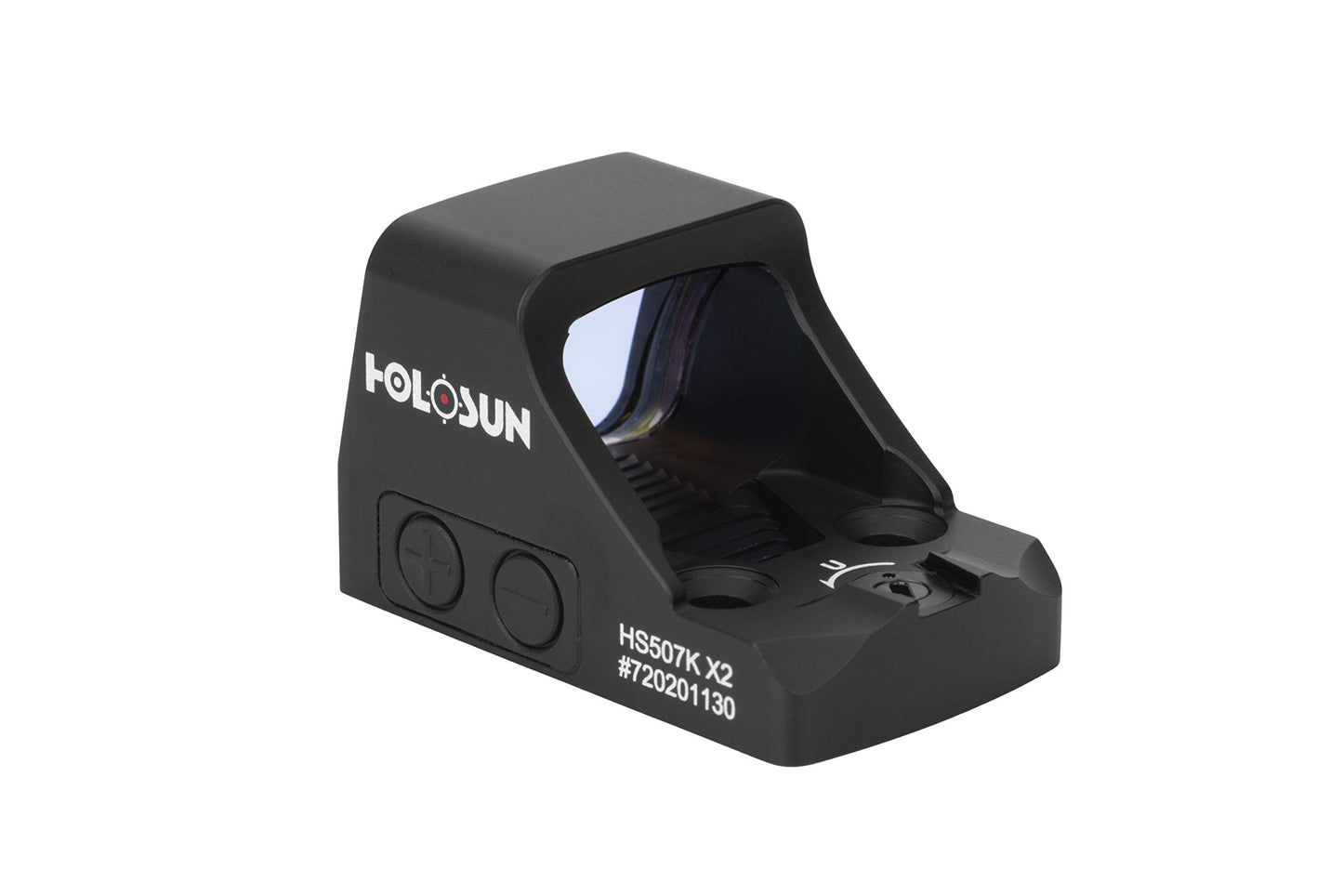 HOLOSUN HS507K X2 Multi-Reticle Red 2 MOA Dot & 32 MOA Circle Open Reflex Pistol Sight - Durable Shake-Awake Parallax-Free Aluminum Sight for Subcompact Handguns