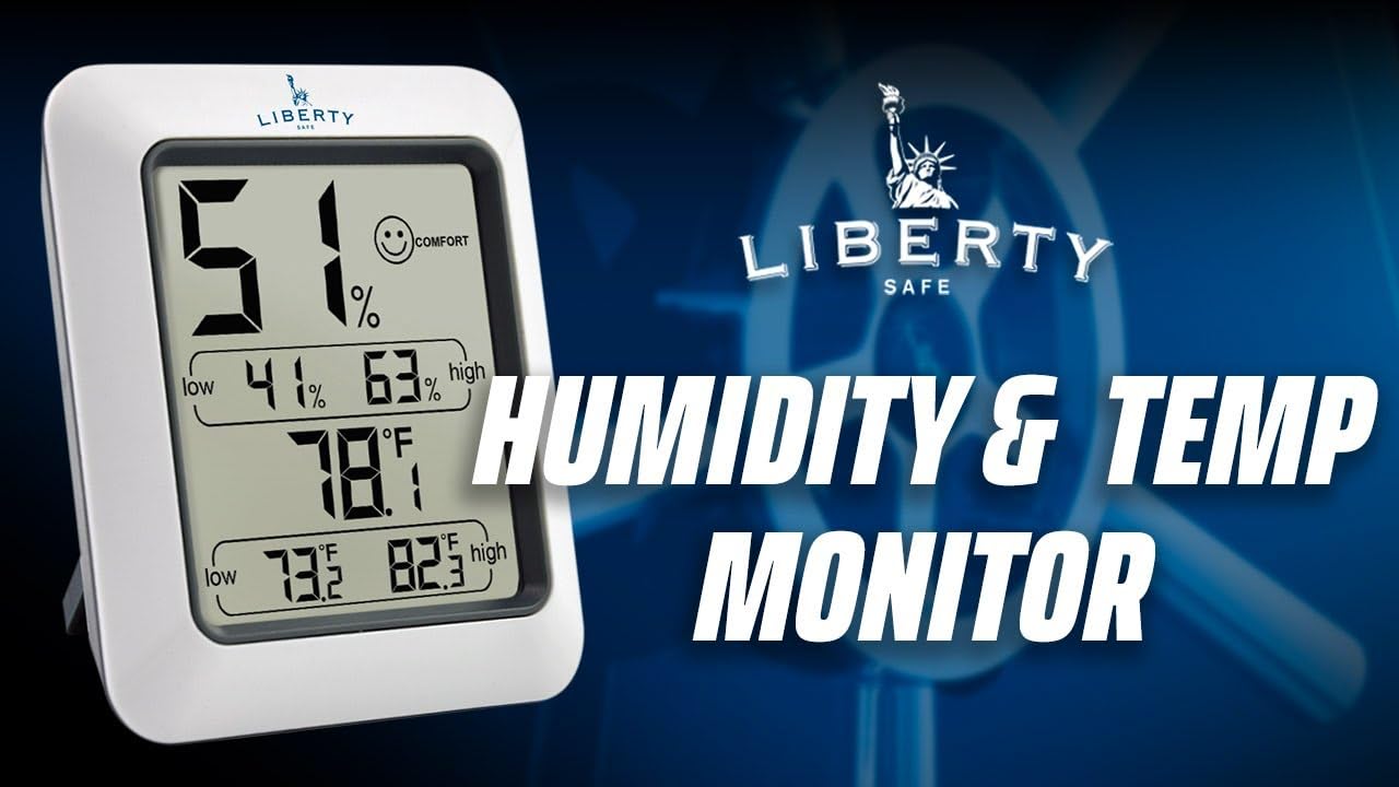 Liberty Safe Humidity and Temperature Monitor Hygrometer