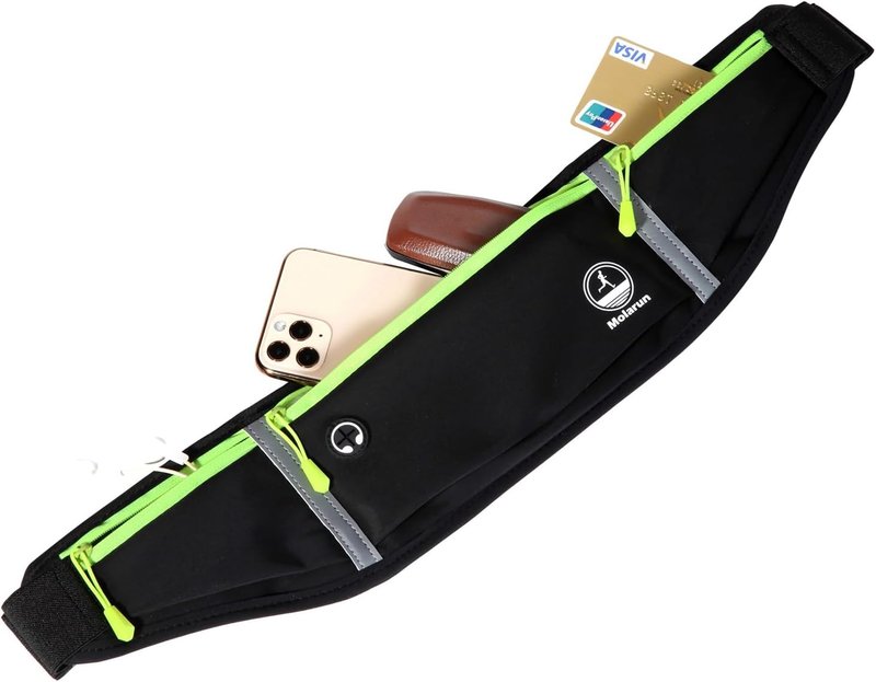 Slim Running Belt Fanny Pack - Lightweight Jogging Waist Pack for Phone & Essentials | Unisex Design