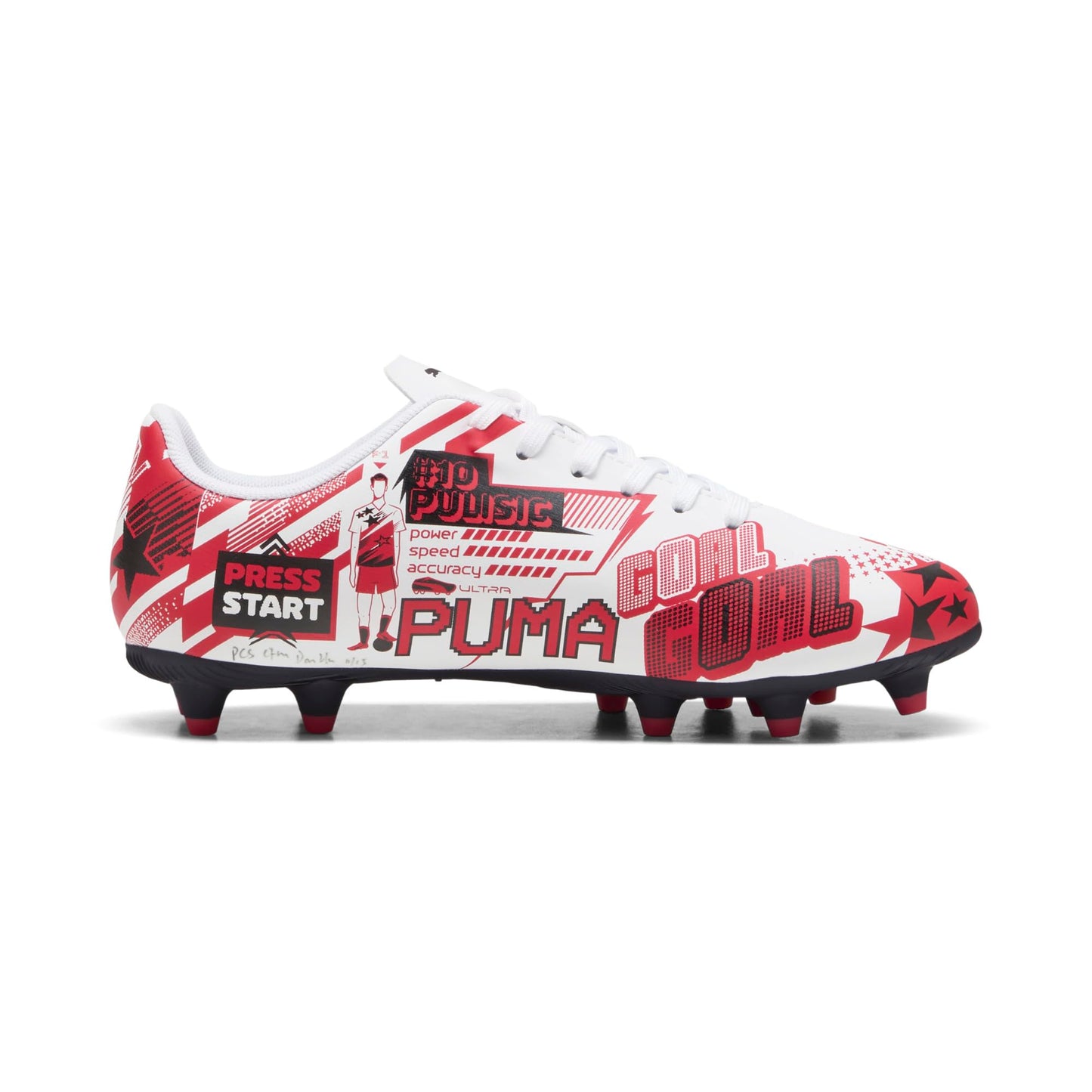 Puma Unisex-Child Christian Pulisic Legacy Ultra Firm, Artificial Ground Soccer Cleats