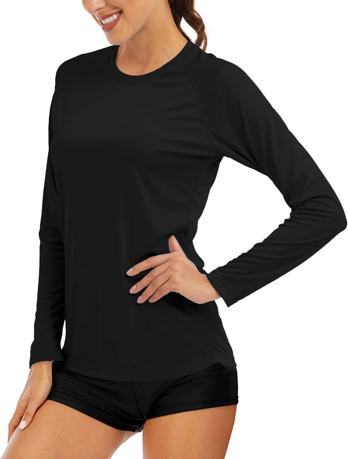 Women's Long Sleeve Sun Protection Shirts - UPF 50+ Hiking & Fishing Rash Guard | Lightweight & Quick-Dry