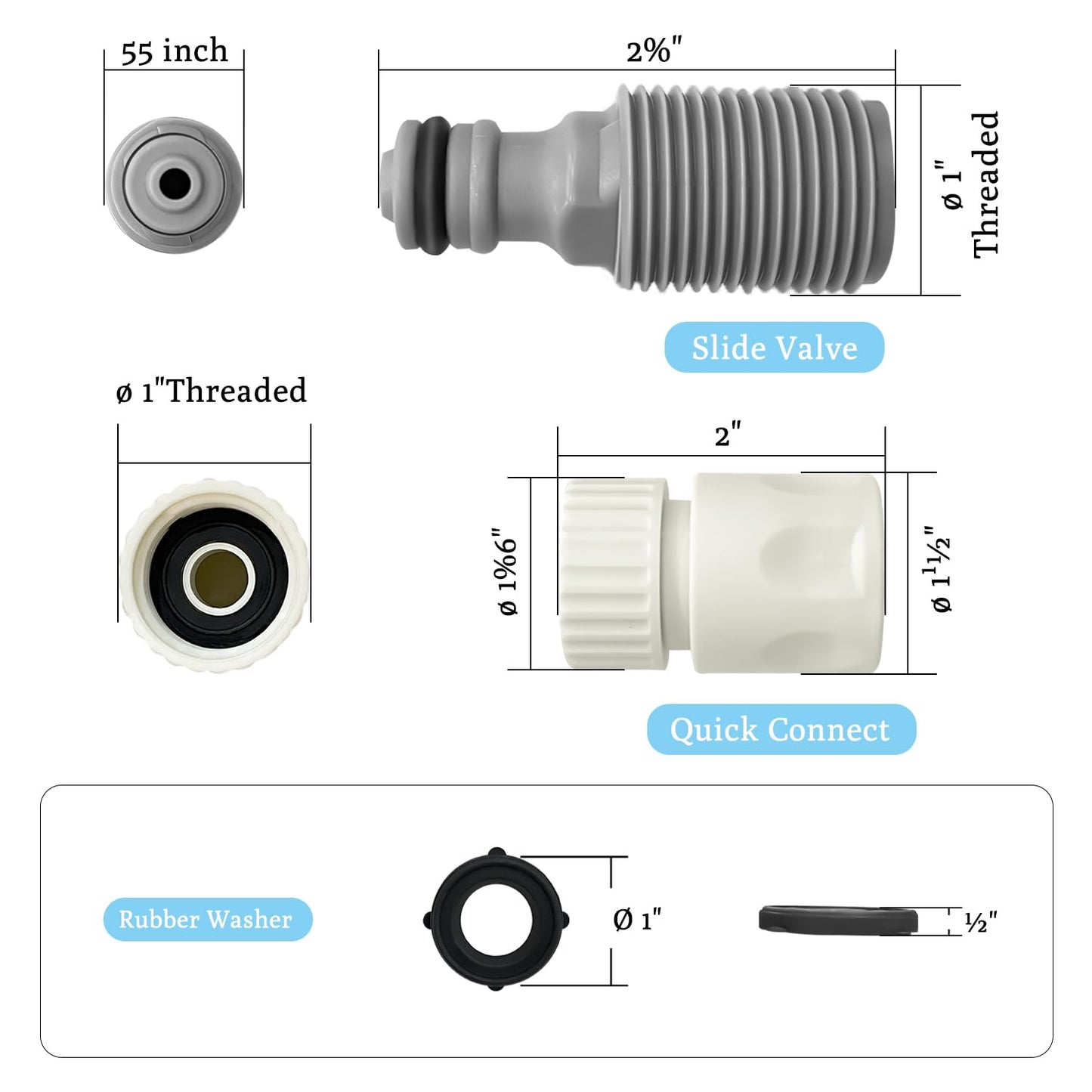 Outboard Motor Quick Connect Flush Kit，Compatible with Mercury, Mariner, Yamaha and Suzuki Outboard Engines Red