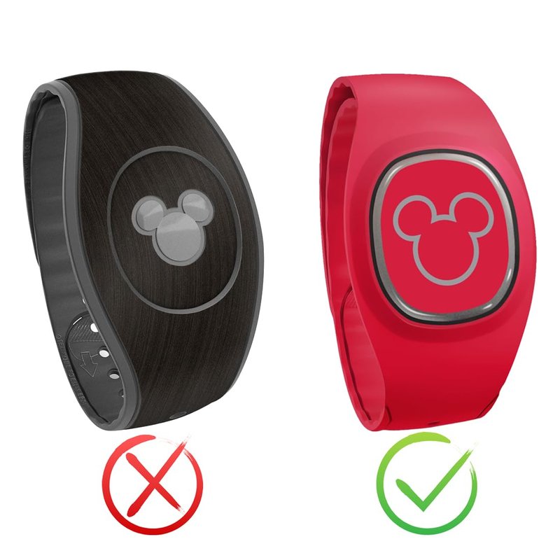 Mouse Magicband+ Compatible Puck Holder. (Black)