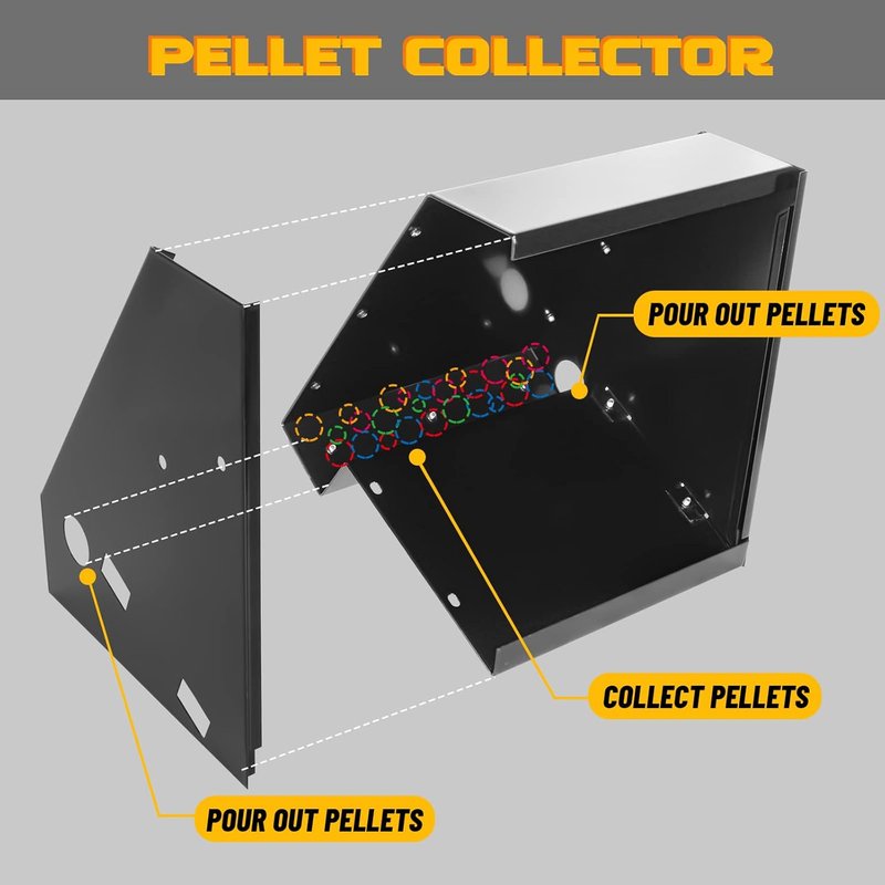 Highwild BB Trap Pellet Collector - Airgun Target System with 10 Paper Targets & 3 Spinner Targets | 7" X 9" Size