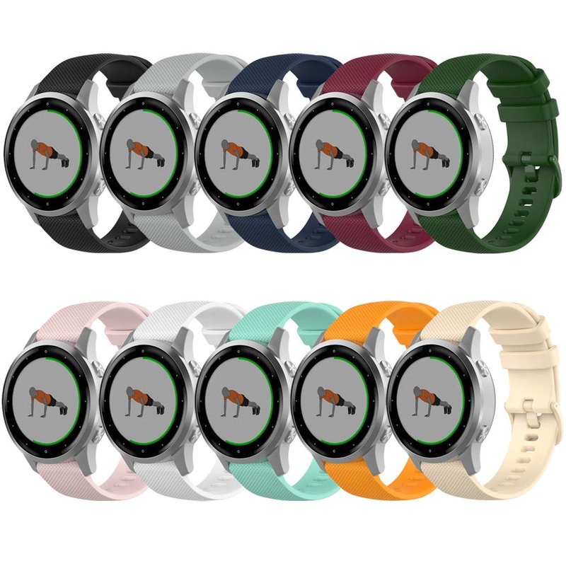 Band for Garmin Vivoactive 4S, Soft Silicone Replacement Watch Band for Garmin Vivoactive 4S / Vivomove 3S / Venu 2S (No Tracker, Replacement Bands Only)