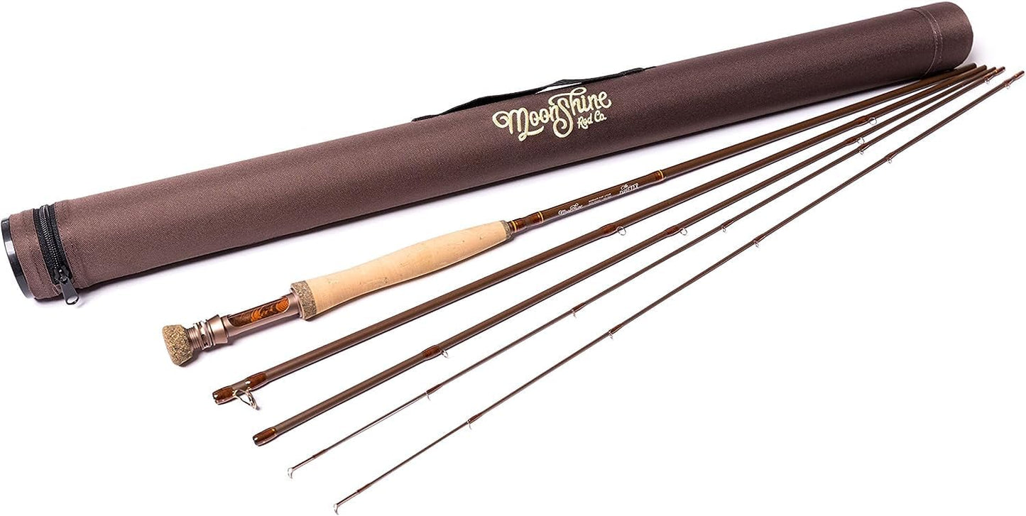 Fast Action Fly Fishing Rod - Carbon Fiber Graphite with Travel Case | Compatible with Drifter II, Vesper, Epiphany ESN & More - 2WT to 12WT