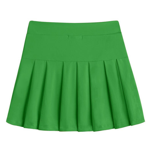 Arshiner Girl's Tennis Skirts with Shorts Athletic Pleated Skirt Workout Performance Skorts with Pockets for Kids 4-13Y Green