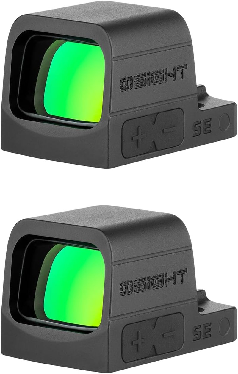 OSIGHT SE 6 MOA Green Dot Sight - Dual Reticle with 2 MOA Dot & 32 MOA Circle for Precision Shooting