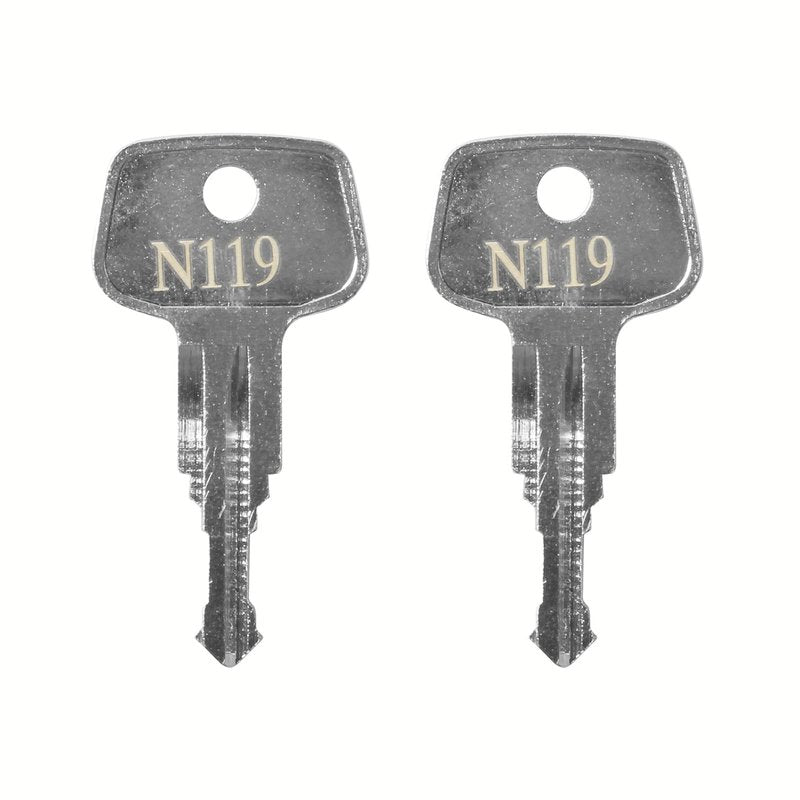 Hugexpen N119 Key Replacement for Thule Rack Core, Key Cylinder for Bike Rack Lock, Roof Cargo Lock, Roof Rack Locks, Cross Bars, Towers, Ski Rack Etc