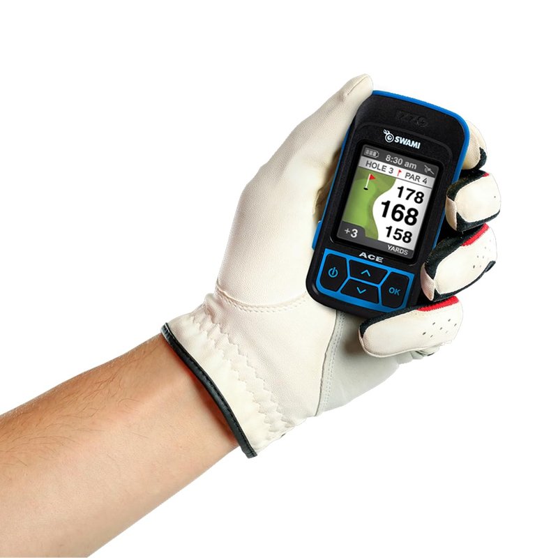 Izzo Golf Swami Ace Handheld Golf GPS Rangefinder - Orange